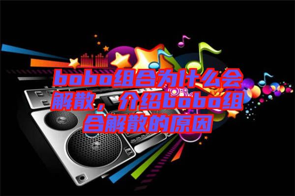 bobo組合為什么會解散，介紹bobo組合解散的原因