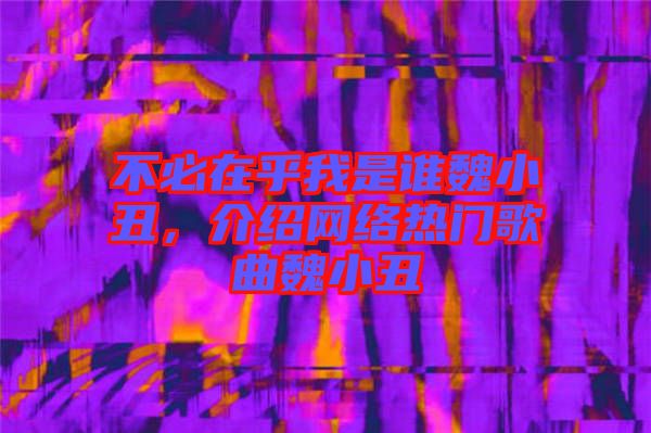 不必在乎我是誰魏小丑，介紹網絡熱門歌曲魏小丑
