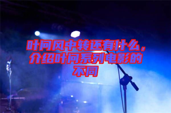 葉問(wèn)風(fēng)中轉(zhuǎn)還有什么，介紹葉問(wèn)系列電影的不同