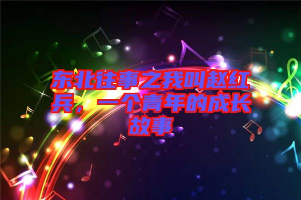 東北往事之我叫趙紅兵，一個青年的成長故事