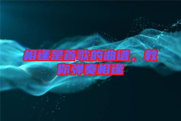 相逢是首歌的曲譜，教你彈奏相逢