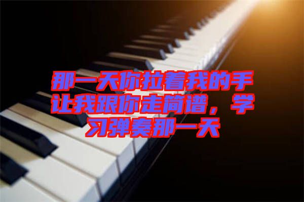 那一天你拉著我的手讓我跟你走簡譜，學習彈奏那一天