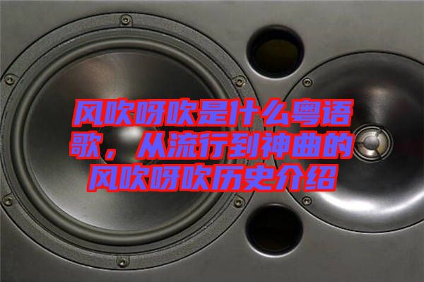 風(fēng)吹呀吹是什么粵語(yǔ)歌，從流行到神曲的風(fēng)吹呀吹歷史介紹