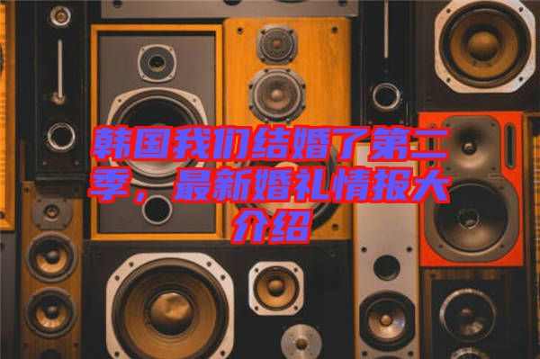 韓國(guó)我們結(jié)婚了第二季，最新婚禮情報(bào)大介紹