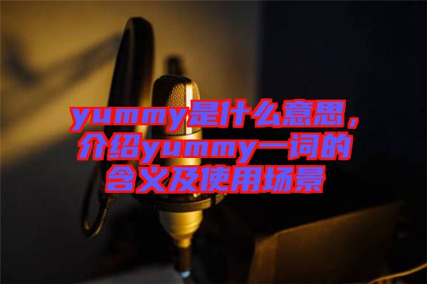 yummy是什么意思，介紹yummy一詞的含義及使用場景