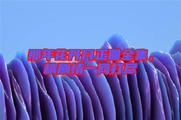 那年花開月正圓全集，精劇情一網(wǎng)打盡